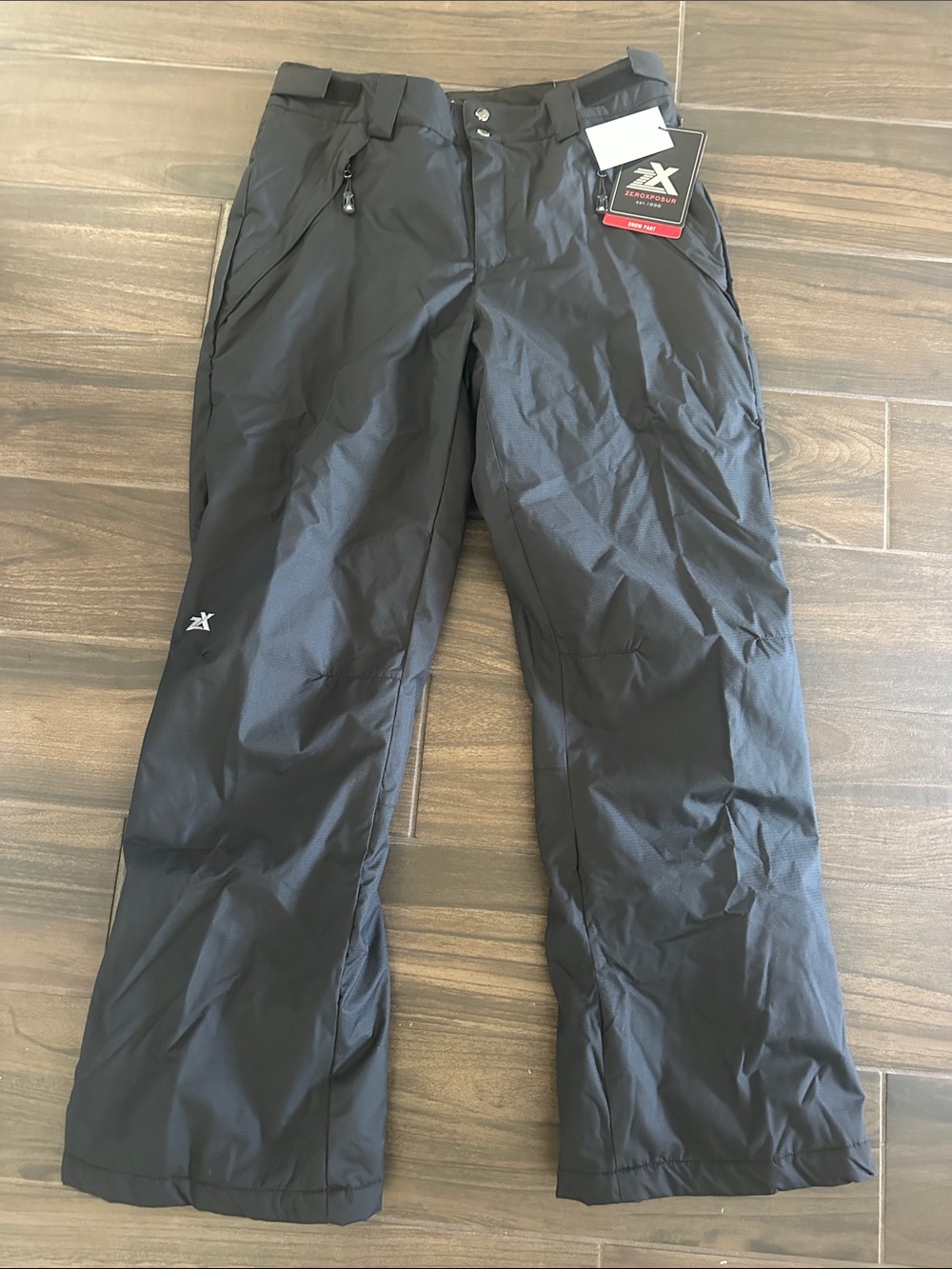 ZEROXPOSUR Unisex Black Winter Snow or ski Pants M